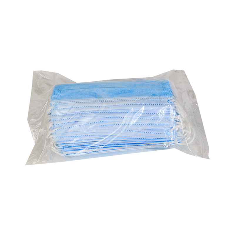 Disposable three-layer protective mask inner packaging